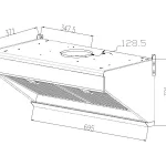 MOUNT FUJI RL-238G(U) : 極「智」變頻雙摩打纖巧傾側式抽油煙機 SE